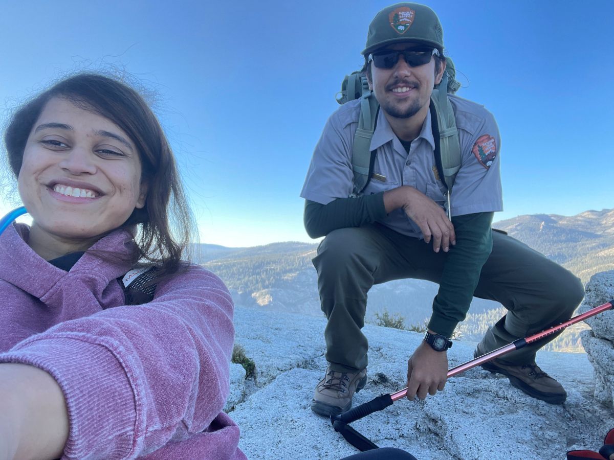 Sept. 30,  2022 - First photo together on Half Dome, Yosemite