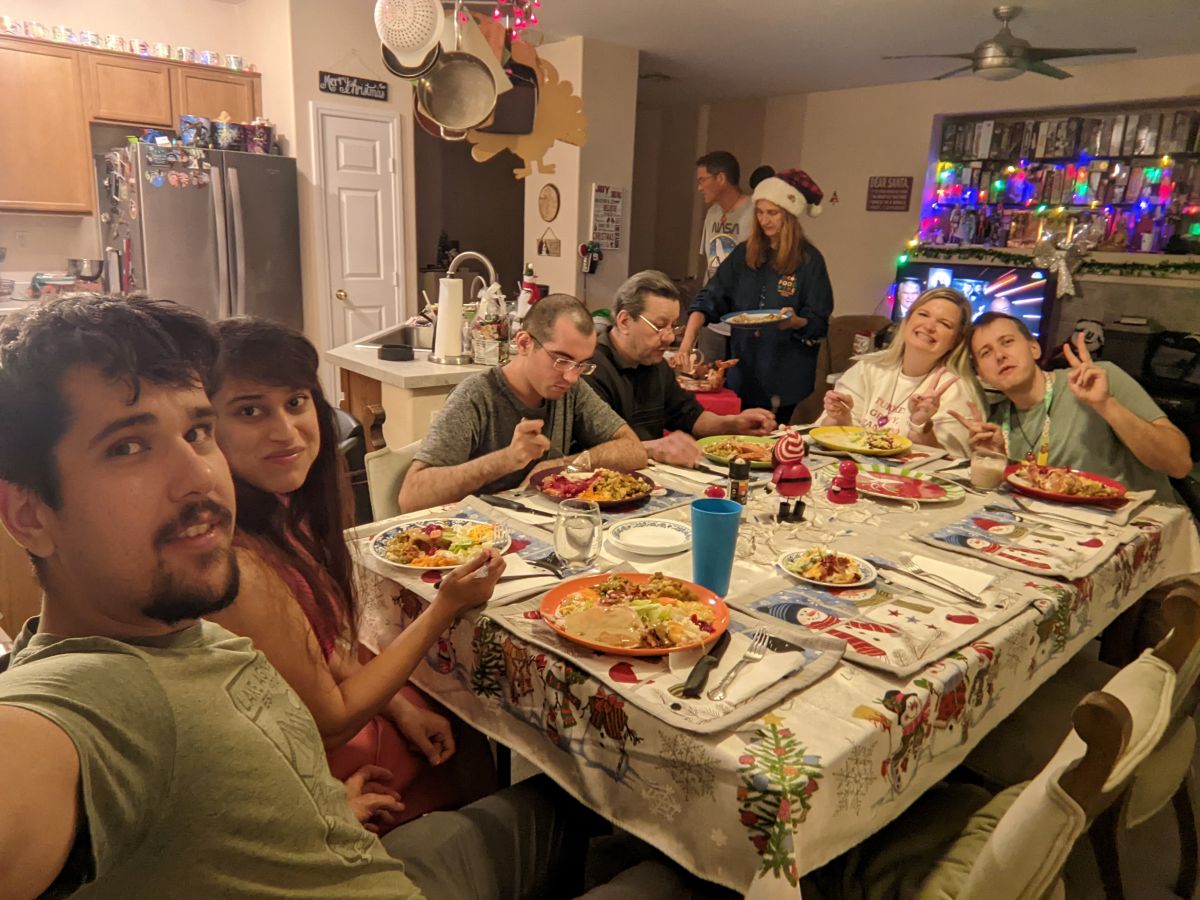 Thanksgiving 2022 with Nick's family